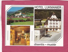 Distentis Mustér Hotel Lukmanier Werbekarte