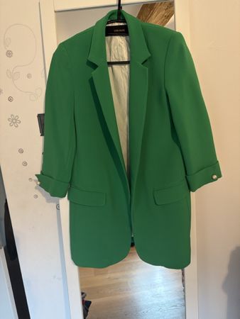 Zara Basic Blazer, Grösse XS, Grün - Top Zustand!