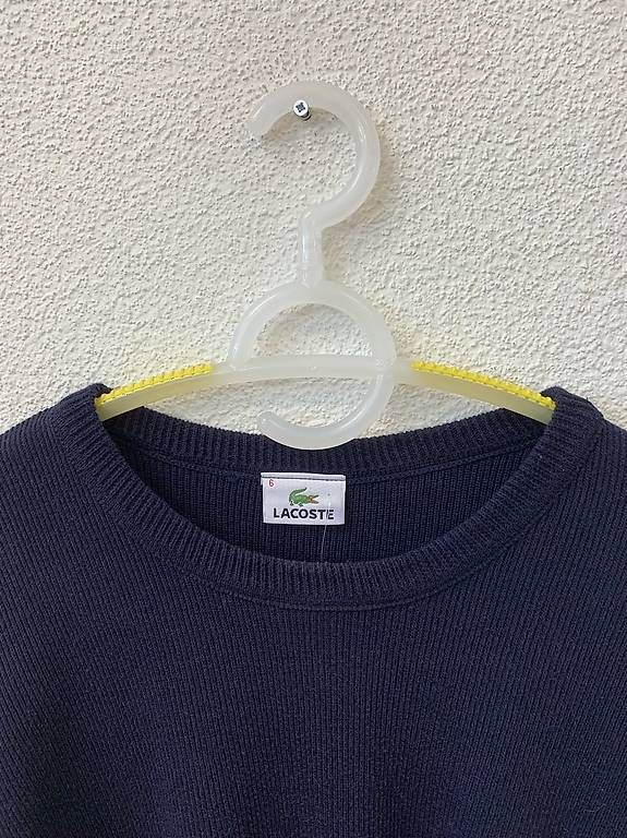 Lacoste Pullover & Sweatshirts: Vintage Lacoste Devanlay Strickpullover Grösse 6 Dunkelblau – Gebraucht aus Obernau von Arche_Noah_Brocki 7