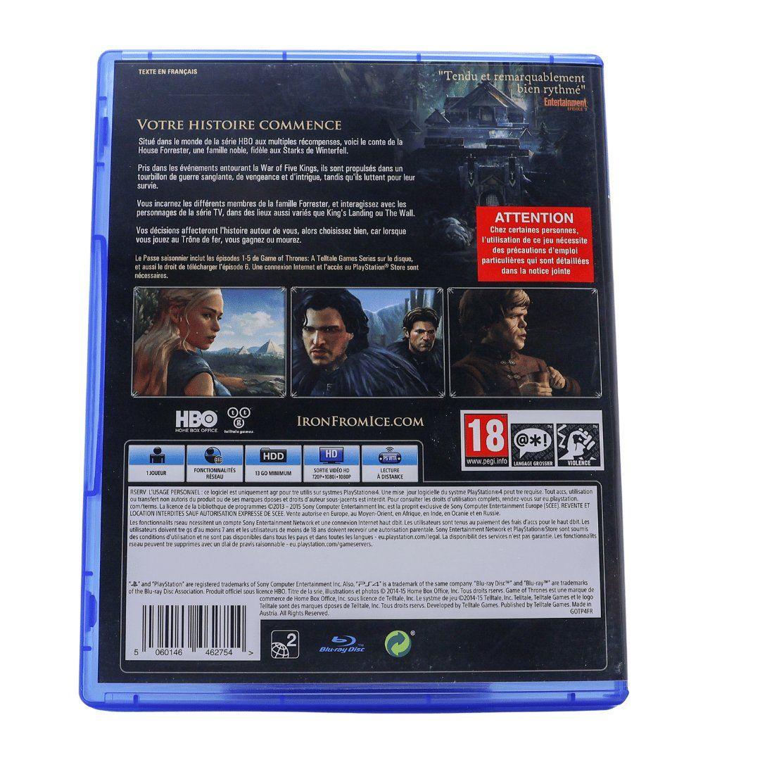 Jeux: Game of Thrones Saison 1 - PS4 – D'occasion à Paudex par dindeboy 2