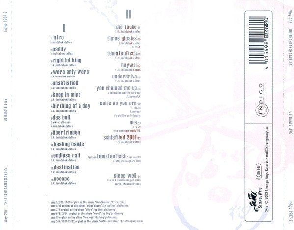 CDs: The Inchtabokatables – Ultimate Live – Gebraucht aus St.Gallen von jalamusic 1
