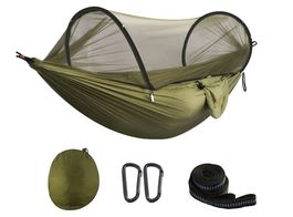 Outdoor Hängematte mit Moskitonetz 275 x 140 cm