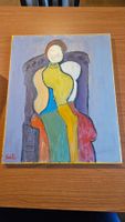 Dipinto ad olio su tela Luciano Gatti (50x40 cm)