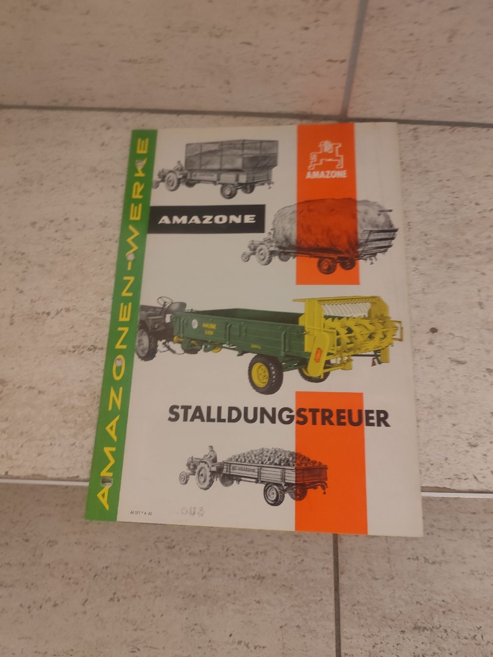 Trattori: Amazone Miststreuer Prospekt – Usato da Schmitten FR venduto da kompost02