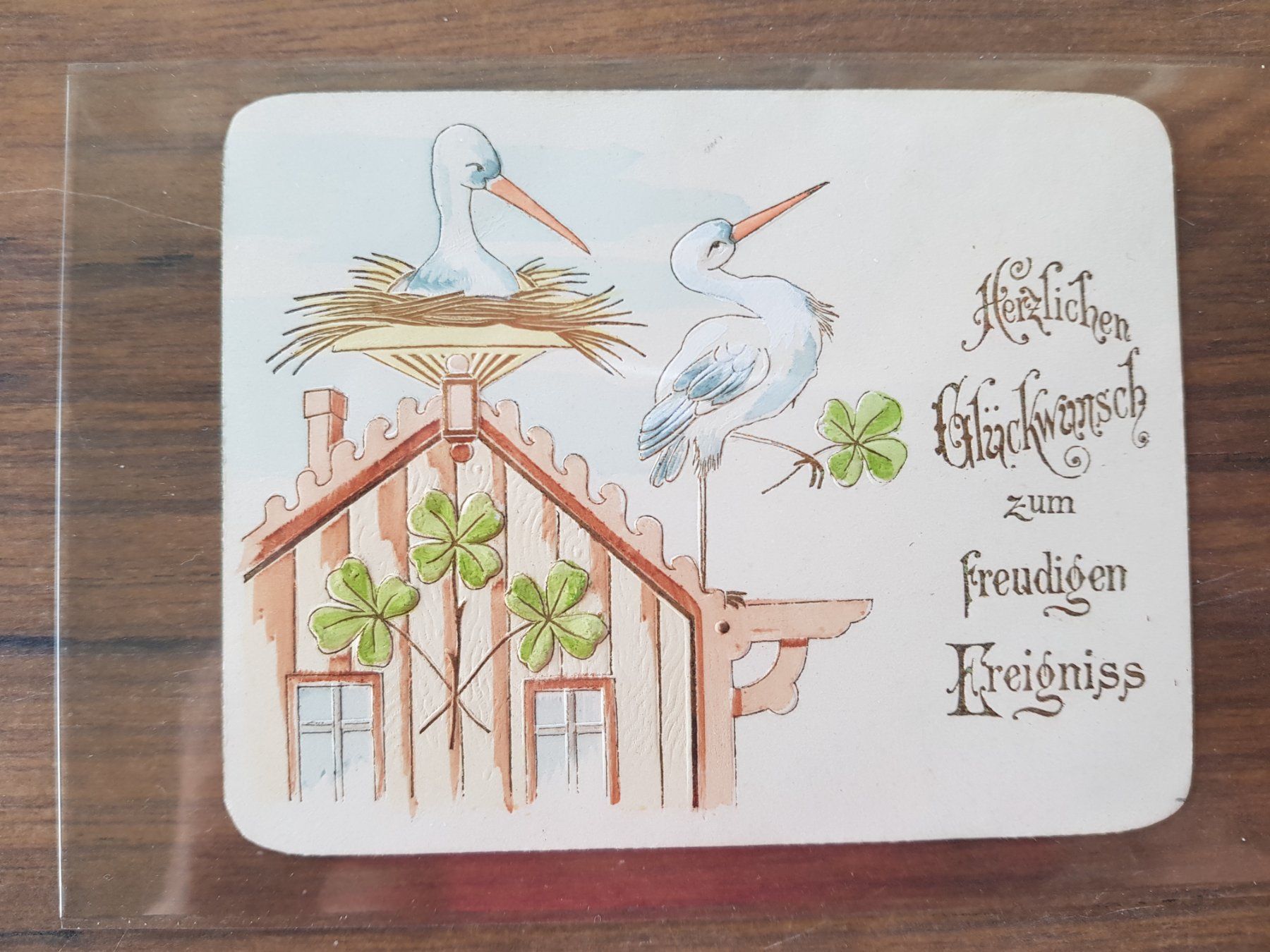 Cartoline postali: Glückwunsch Geburt – Usato da Mörschwil venduto da wunderkiste44