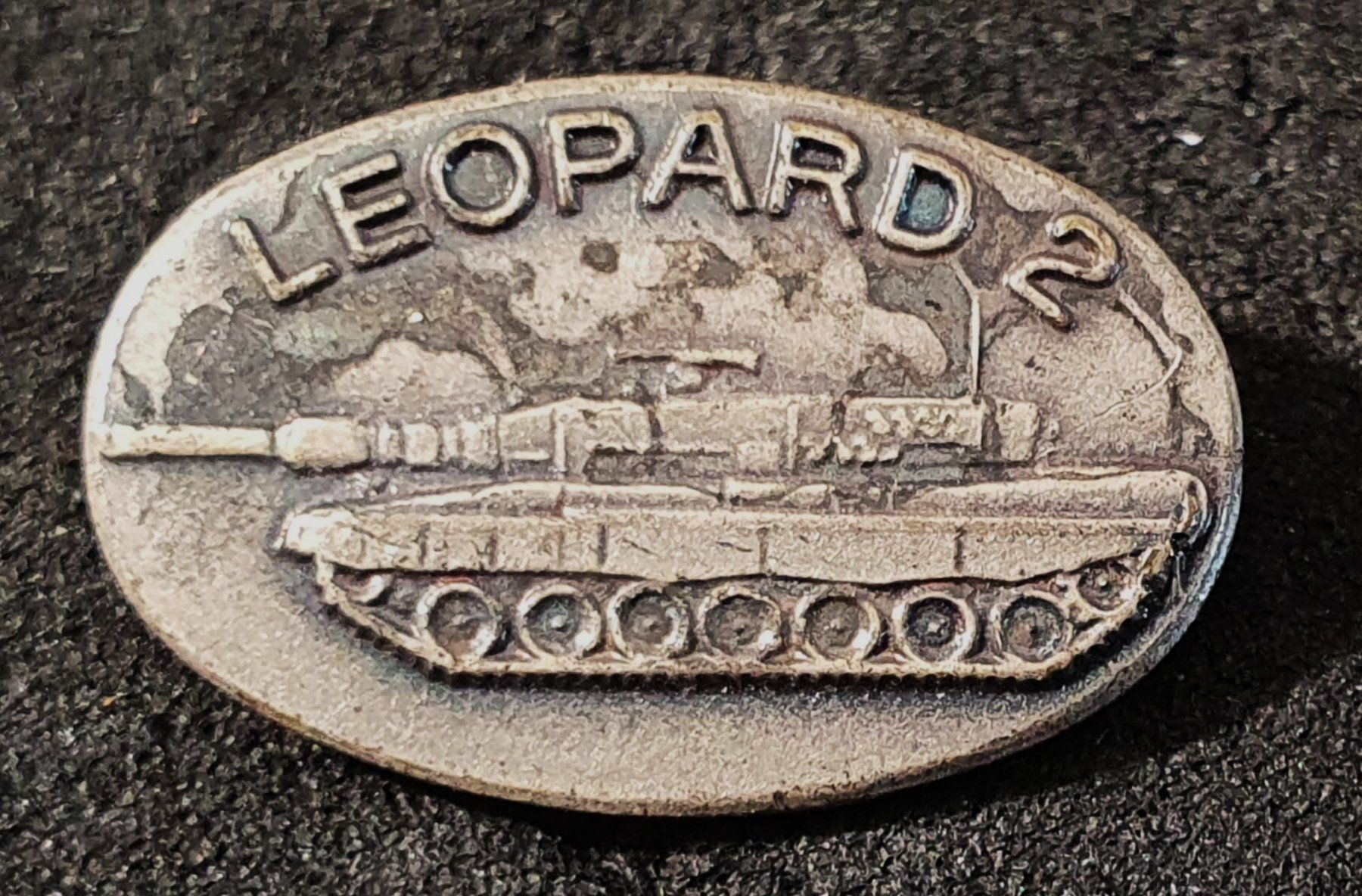 Schweizer Armee Placchette & Badge: GG431 - Pin Schweiz Panzer LEOPARD 2 – Usato da Reinach BL venduto da Boston-Verkauf