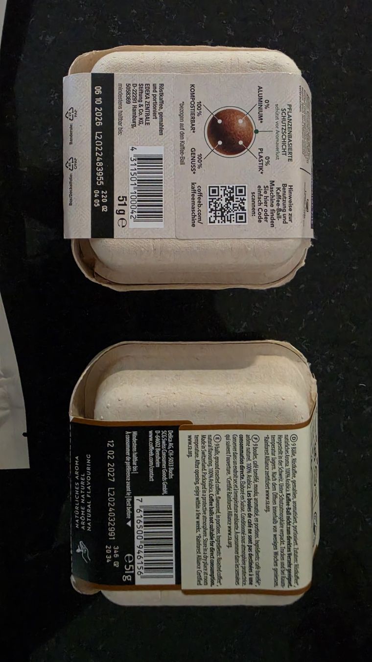 Migros Cibi & Specialità: Coffee B (Coffee Balls) ungeöffnet – Nuovo e nell'imballaggio originale da Frick venduto da chr_tmt9 2