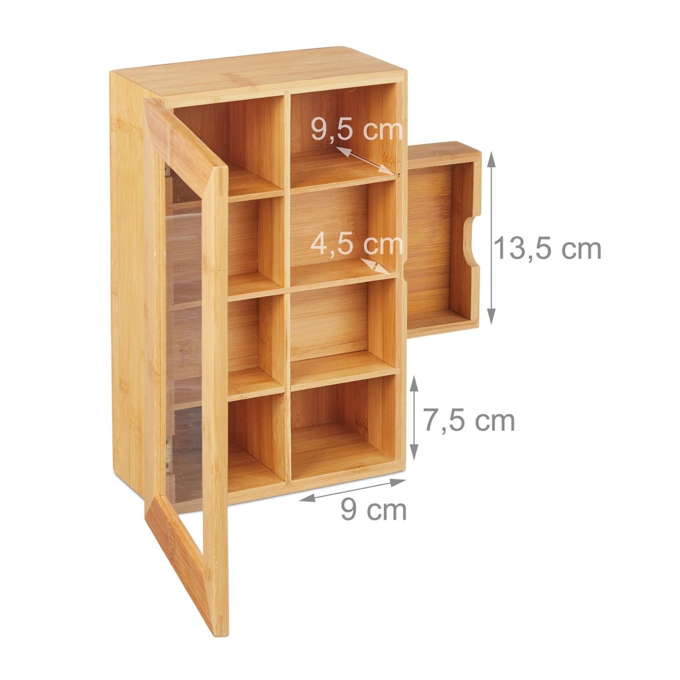 Altro per la casa: TEEBOX BAMBUS MIT 8 FÄCHERN UND SCHUBLADE – Nuovo e nell'imballaggio originale da Gerlafingen venduto da Tsuru 7
