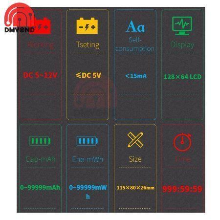 Misurare: 18650 Battery Akku Tester Analyzer – Nuovo e nell'imballaggio originale da Gebenstorf venduto da RetroFuture 2