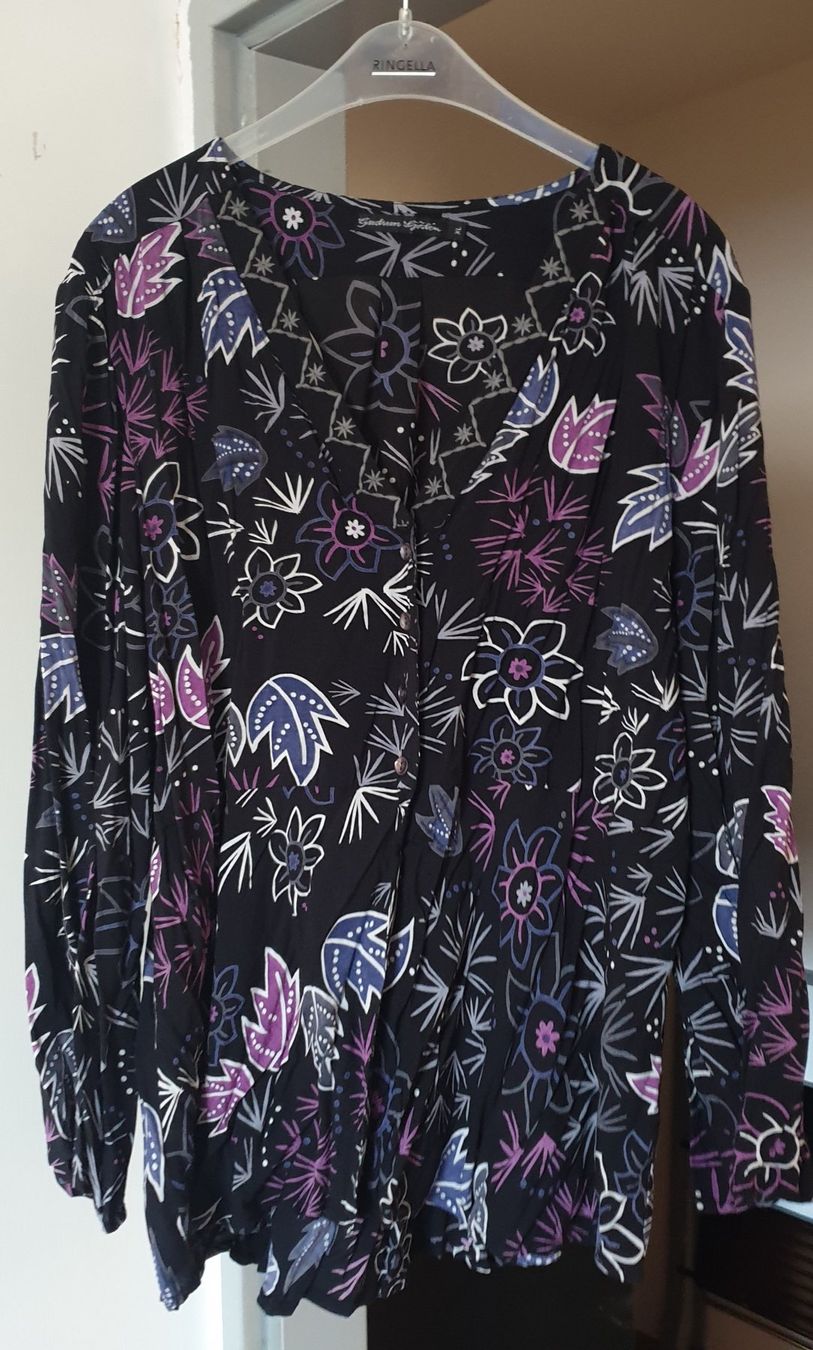 Gudrun Sjöden Camicette: Gudrun Sjöden schöne Bluse Hr. XL – Usato da Frenkendorf venduto da Chrigeli01