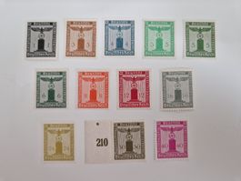 Deutsches Reich Dienstmarken Set Briefmarken postfrisch