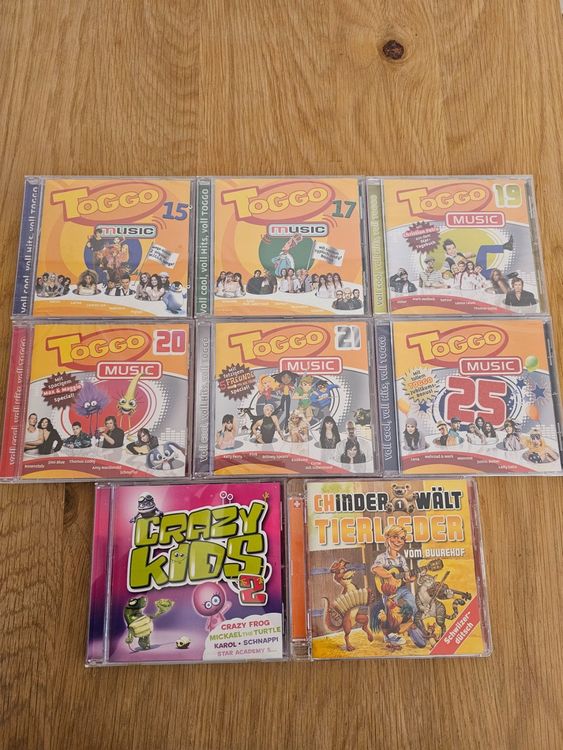 20 Kinder CDs, Kinder Sampler (die meisten Originalverpackt) | Kaufen ...