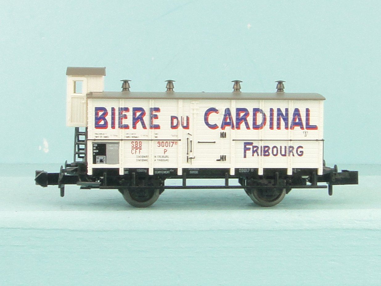 Trix Modellini di ferrovie: Trix  Spur N  Biere du Cardinal – Usato da Bülach venduto da Albitrain 1