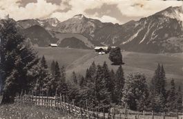 Rossberg 1945, mit Hotel-Stempel