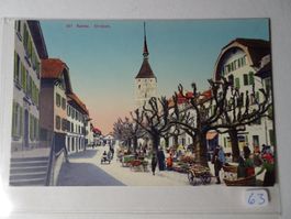 Alte Ansichtskarte Aarau, Graben,