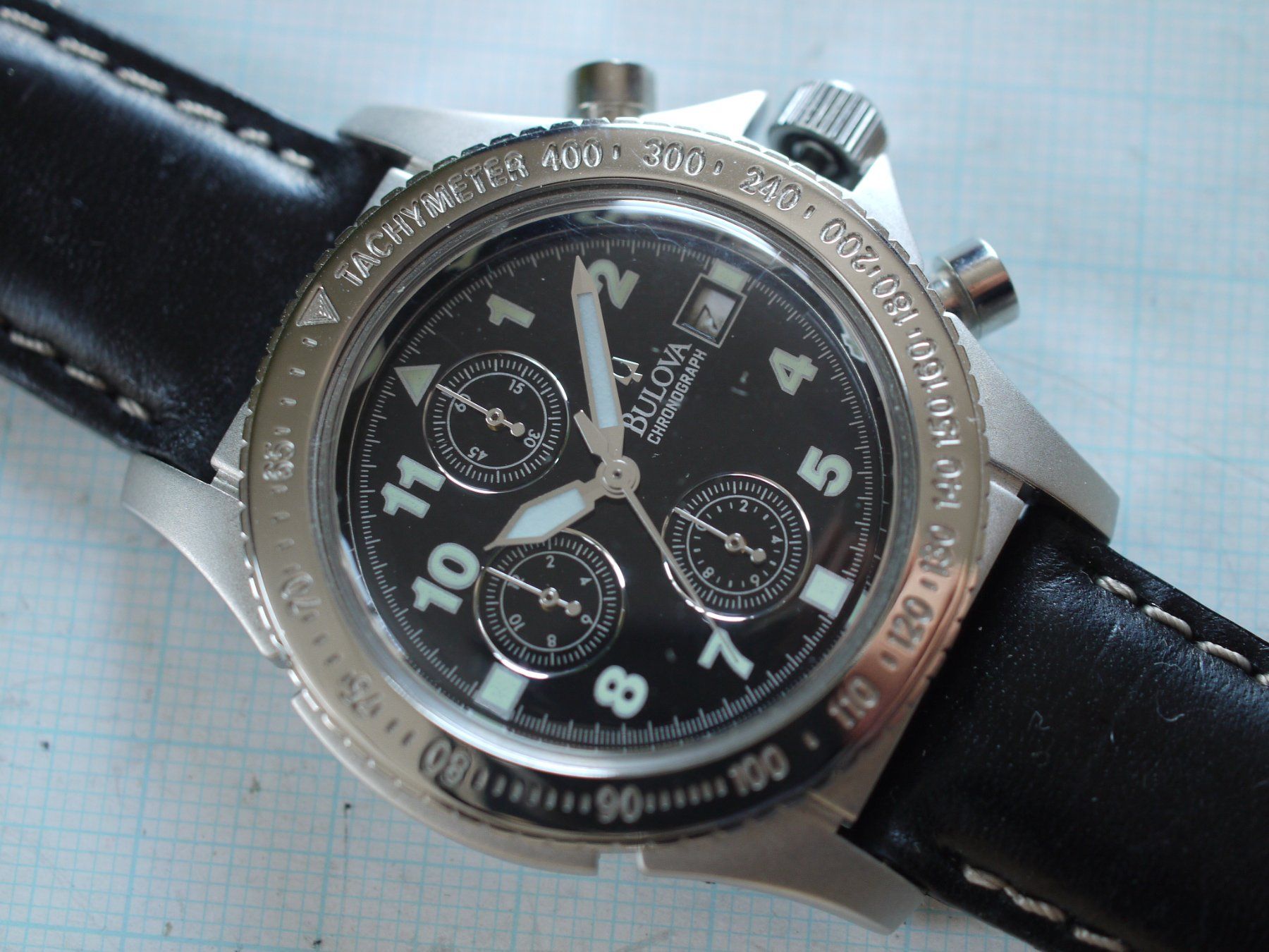 Bulova Orologi: Bulova Chronograph Gehäuse+Zifferblatt – Usato da Gross venduto da Retro20 3