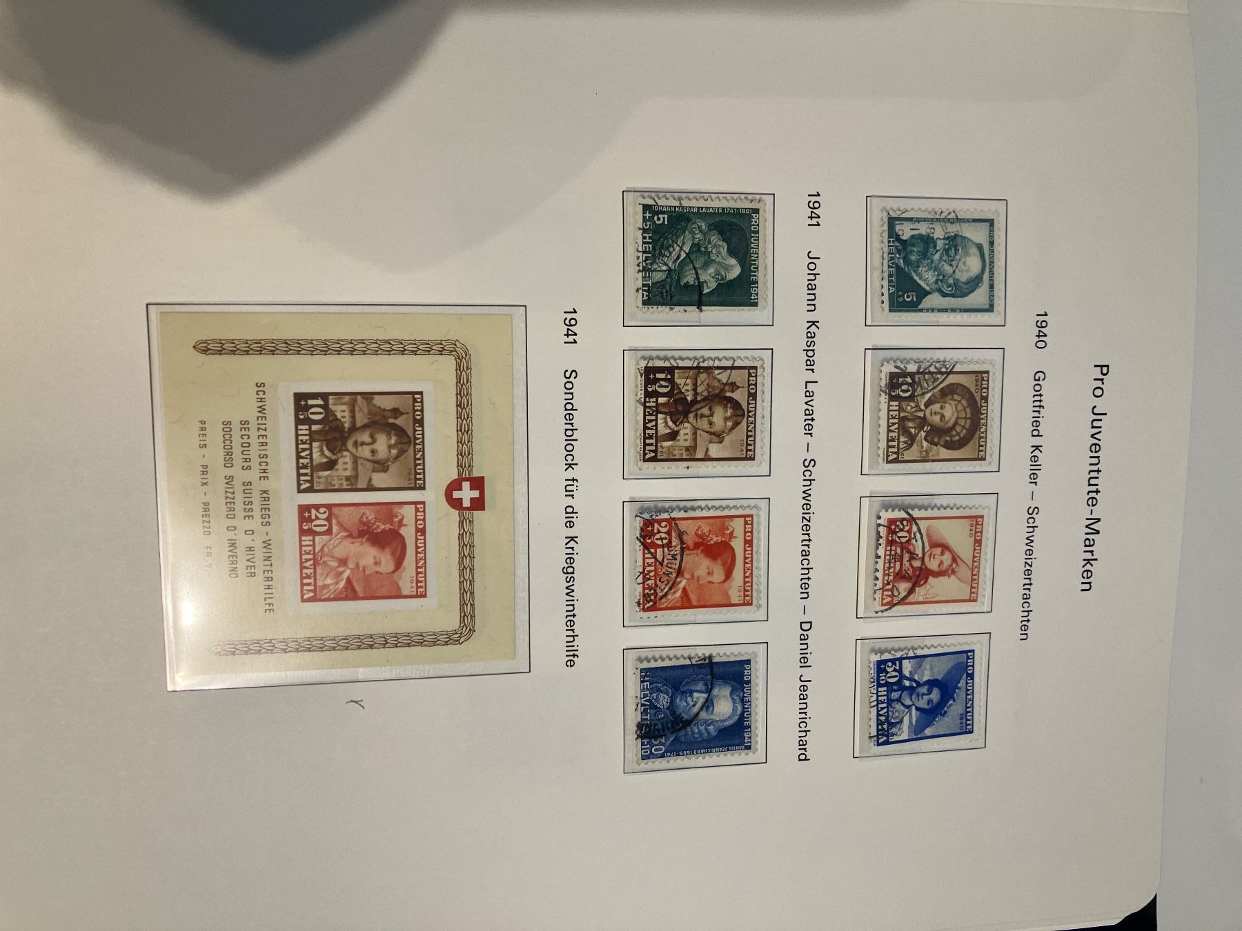 Tous les timbres: Pro Juventute 1912 - 1974 /bitte lesen – D'occasion à Baar par Ramona10 6