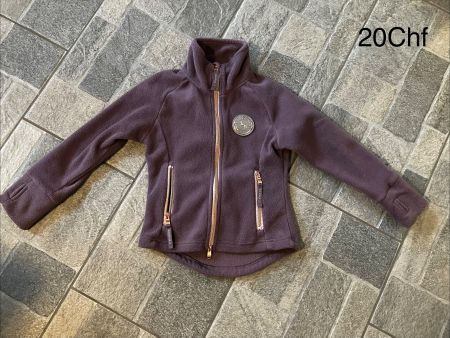 Steeds Fleecejacke Grösse 122/128lila sehr guter Zustand