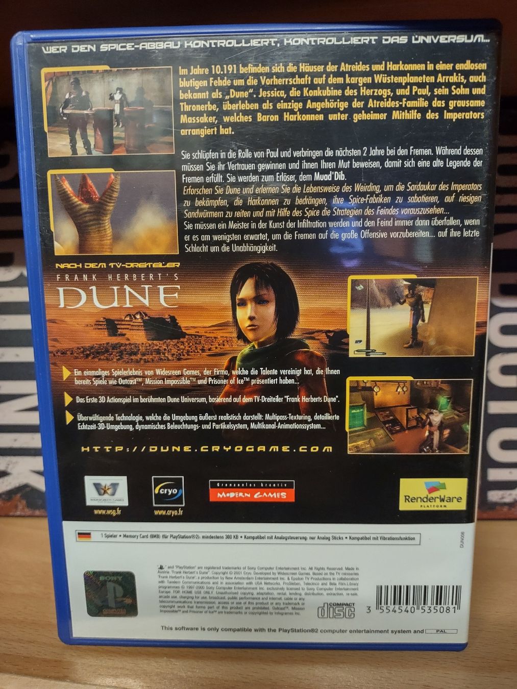 Sony Giochi: Jeu PS2 Dune: Frank Herbert's - DE – Usato da Fribourg venduto da PastGame 1