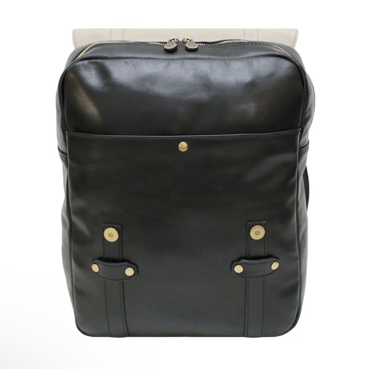 Zaini: Lederrucksack Fiorentino - Farbe: Schwarz – Nuovo e nell'imballaggio originale da Wittenbach venduto da WWW.DRILUBAGS.CH 1