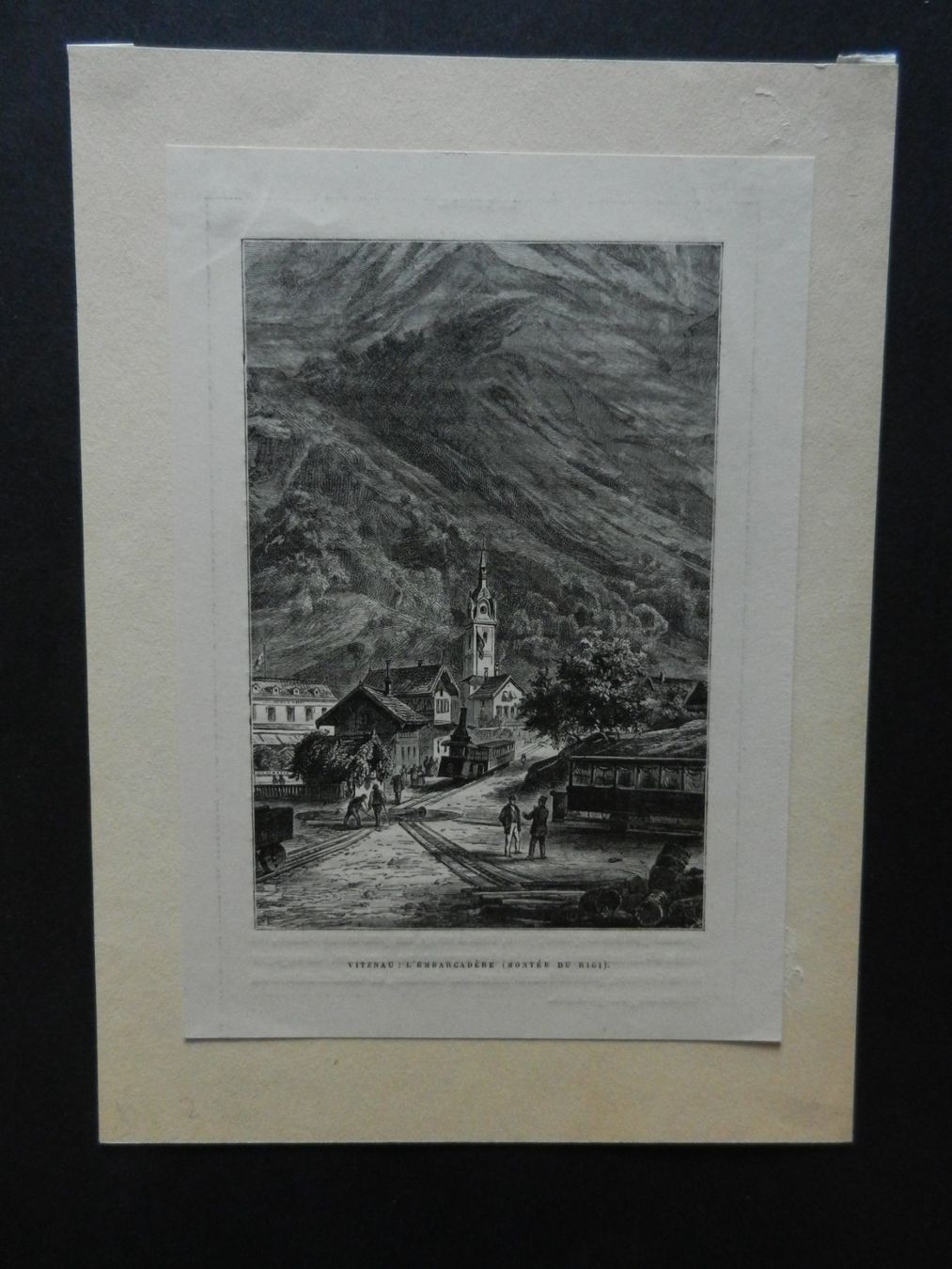 Gravures: Vitznau Talstation Rigibahn – D'occasion à Risch par Rischli15
