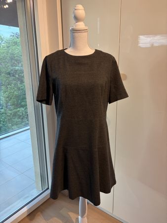 Mango Grey Summer Dress, Size L, Flared