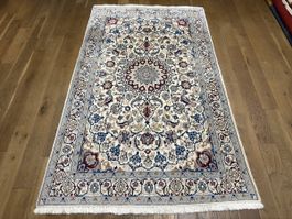 205x123 Nain mit viel Seide - Gratis Versand - handgeknüpft
