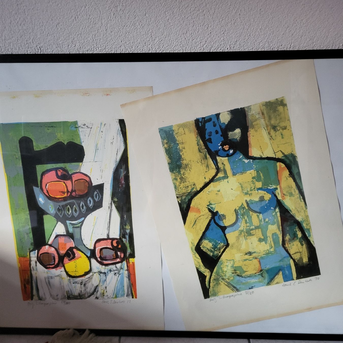 Foto & Immagini: Hans E Deutsch Orginal Lithog. handsegniert mit rahmen – Usato da schafisheim venduto da venus035
