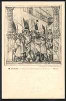 Basel, Skizzen zu den Fresken im Rathaus