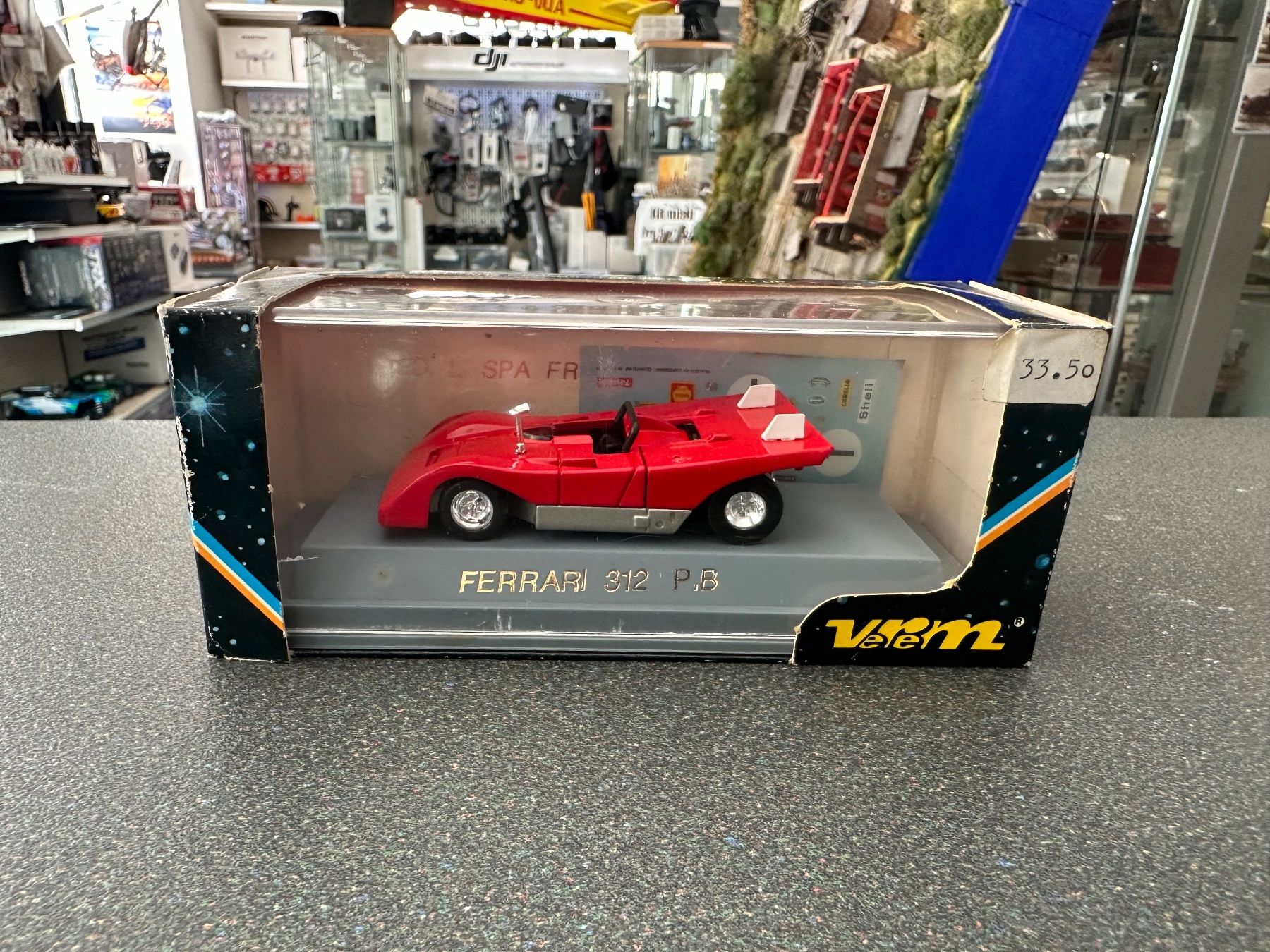 Modellini d'auto: Verem 1:43 Ferrari 312  Le mans Ref 610 – Usato da Chiasso venduto da Carrara-Modellismo