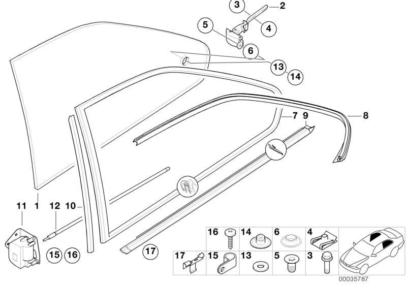 BMW e36 Coupe Abdeckung links (51368119963) (Neu und originalverpackt ...