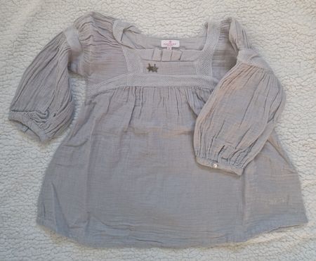 Naf Naf Enfant Bluse in Grau Gr. 8J