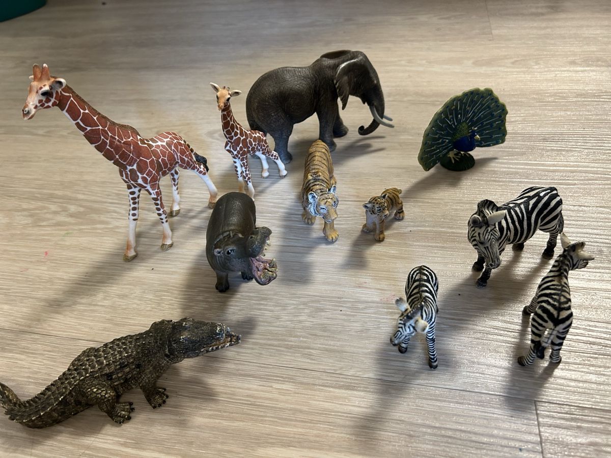 Schleich Giocattoli: Schleich Tiere Afrika  – Usato da Sins venduto da cristalli 3