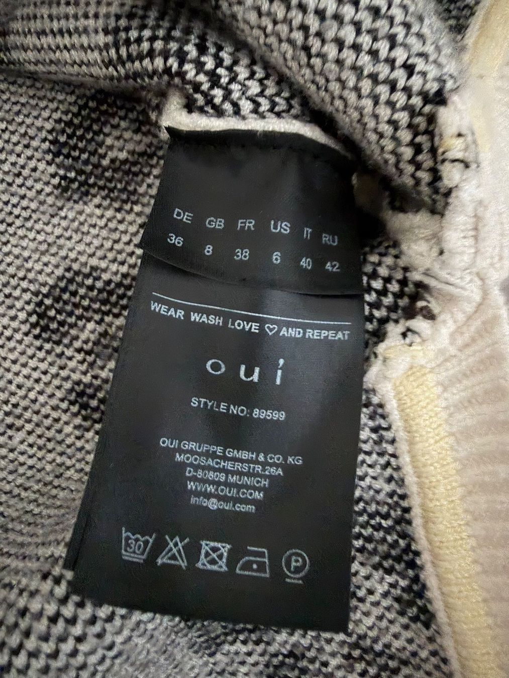 Maglioni & Felpe: Oui Leoprint Strickpullover offwhite/schwarz 36/neu – Nuovo (secondo la descrizione) da Berneck venduto da Ordnung2021 9