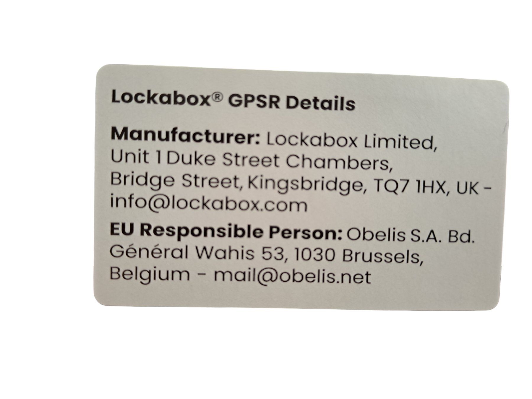Casseforti: LOCKABOX One Jet – Nuovo e nell'imballaggio originale da Männedorf venduto da Restwert_Maennedorf 5