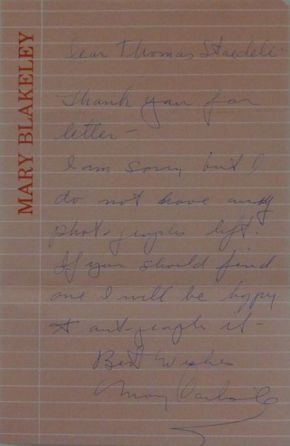 Autografi: Mary Carlisle (1910-2007) - Autogramm – Usato da Dietikon venduto da cyranos1