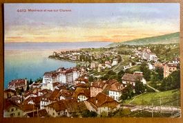 Montreux - Clarens - Belle carte ancienne
