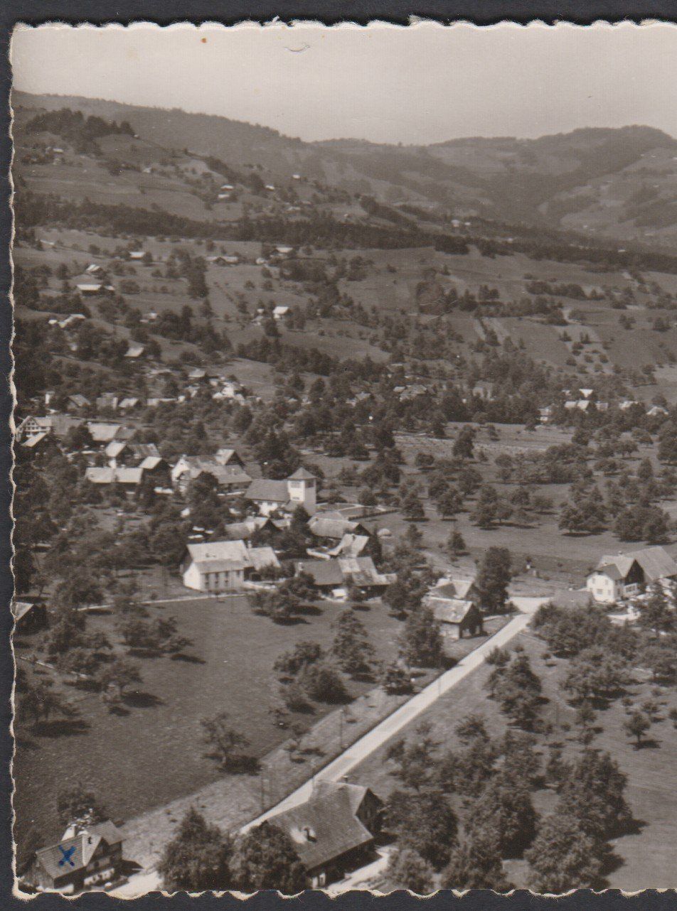Cartoline postali: Hinterforst   SG Flugaufnahme   :  alte Ansichtskarte 1965 – Usato da Vitznau venduto da Ropaku 1