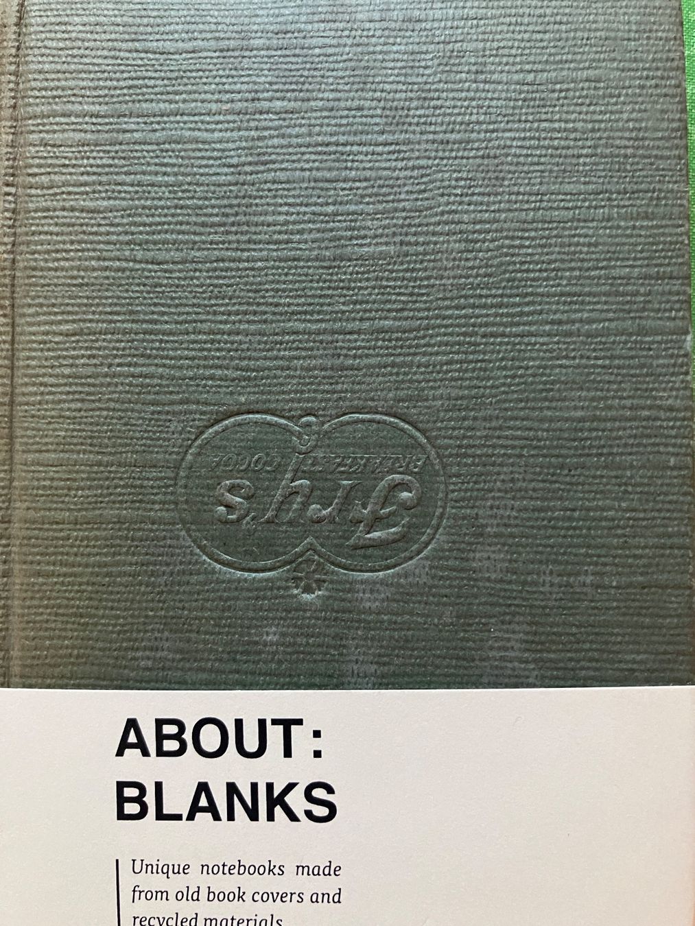 Schreibblöcke: About Blanks Notebook / Notizbuch – Neu und originalverpackt aus Zürich von 7sachen01 1