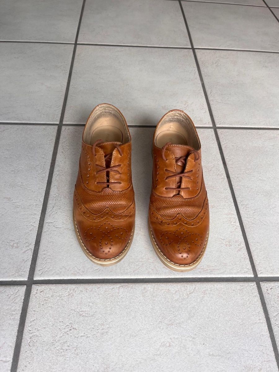 Scarpe da donna: Braune Lederschuhe Damen Gr. 38 – Usato da Anglikon venduto da Tanne1