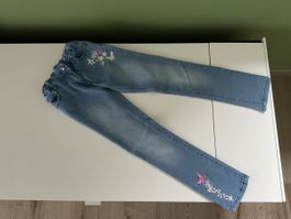 Schöne Jeans Mädchen Gr. 128