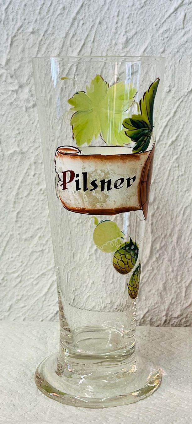 Bicchieri: Bierglas mit Emaillemalerei – Usato da Kandergrund venduto da honey-art_and_more 1