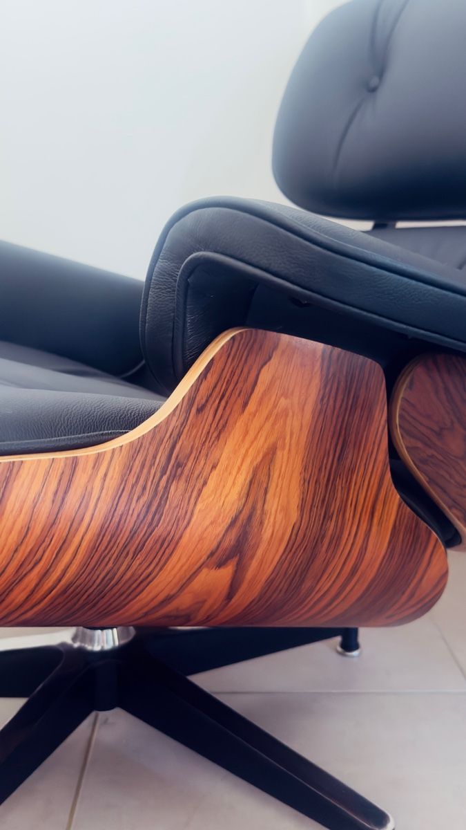 Liegen & Liegestühle: Design Lounge Sessel mit Ottoman – Gebraucht aus Perly von Mudre 6