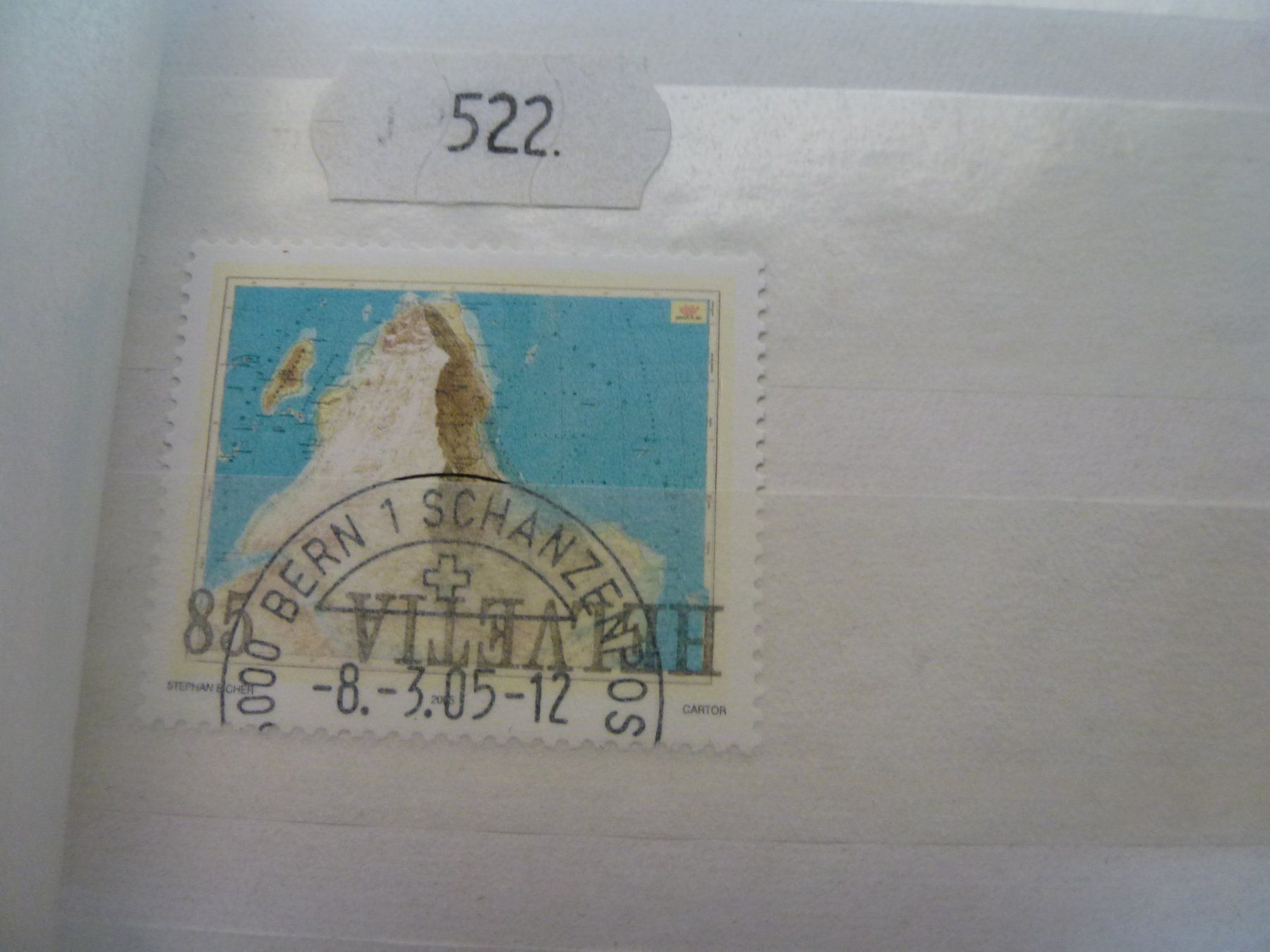 Tutti i francobolli: 2005 Matterhorn ET-SCHANZENPOST – Usato da Olten venduto da Disc-Verkauf
