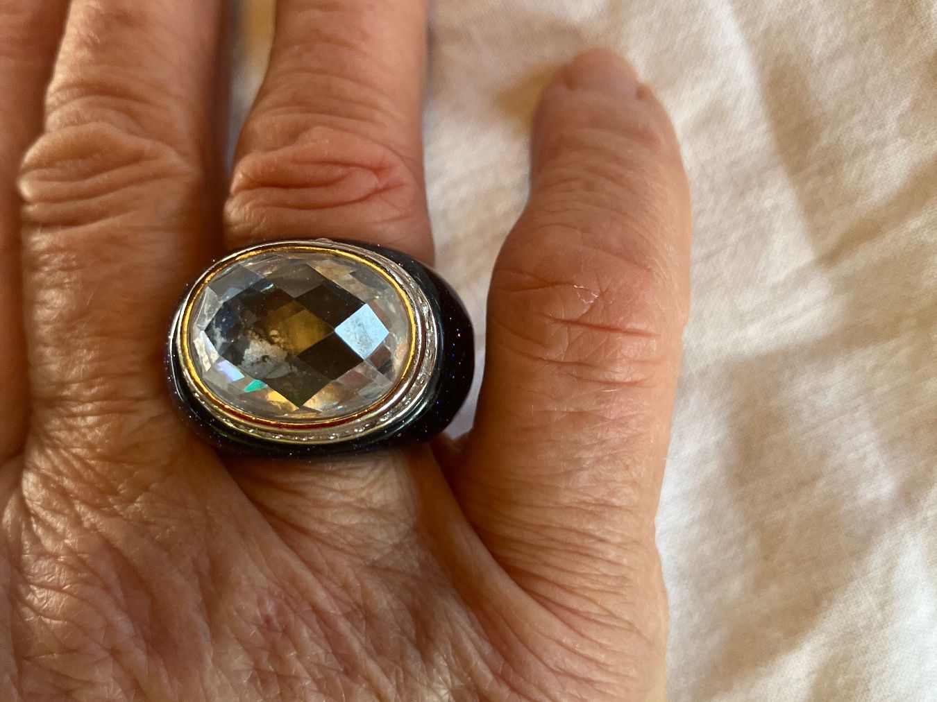 Ringe: Steinring mit Zirkonia – Gebraucht aus Bassersdorf von groovygremlin