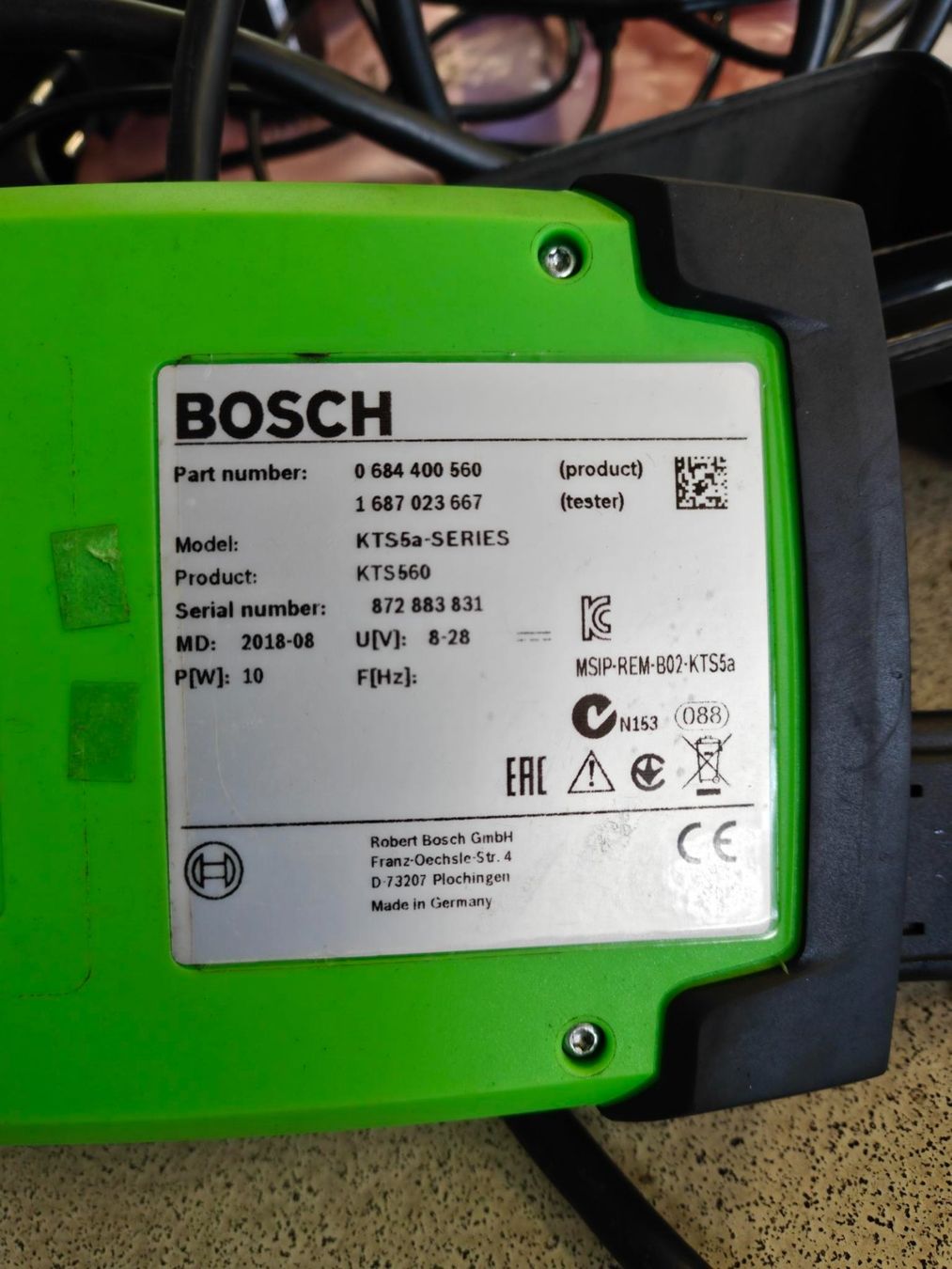 Bosch Misurare: Bosch KTS 560 Diagnosegerät – Usato da Untervaz venduto da TheGarage 2