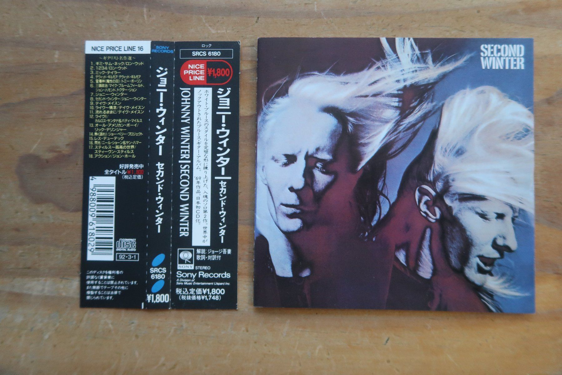 CD: JOHNNY WINTER - SECOND WINTER - JAPAN CD – Usato da Basel venduto da Patiscat 4