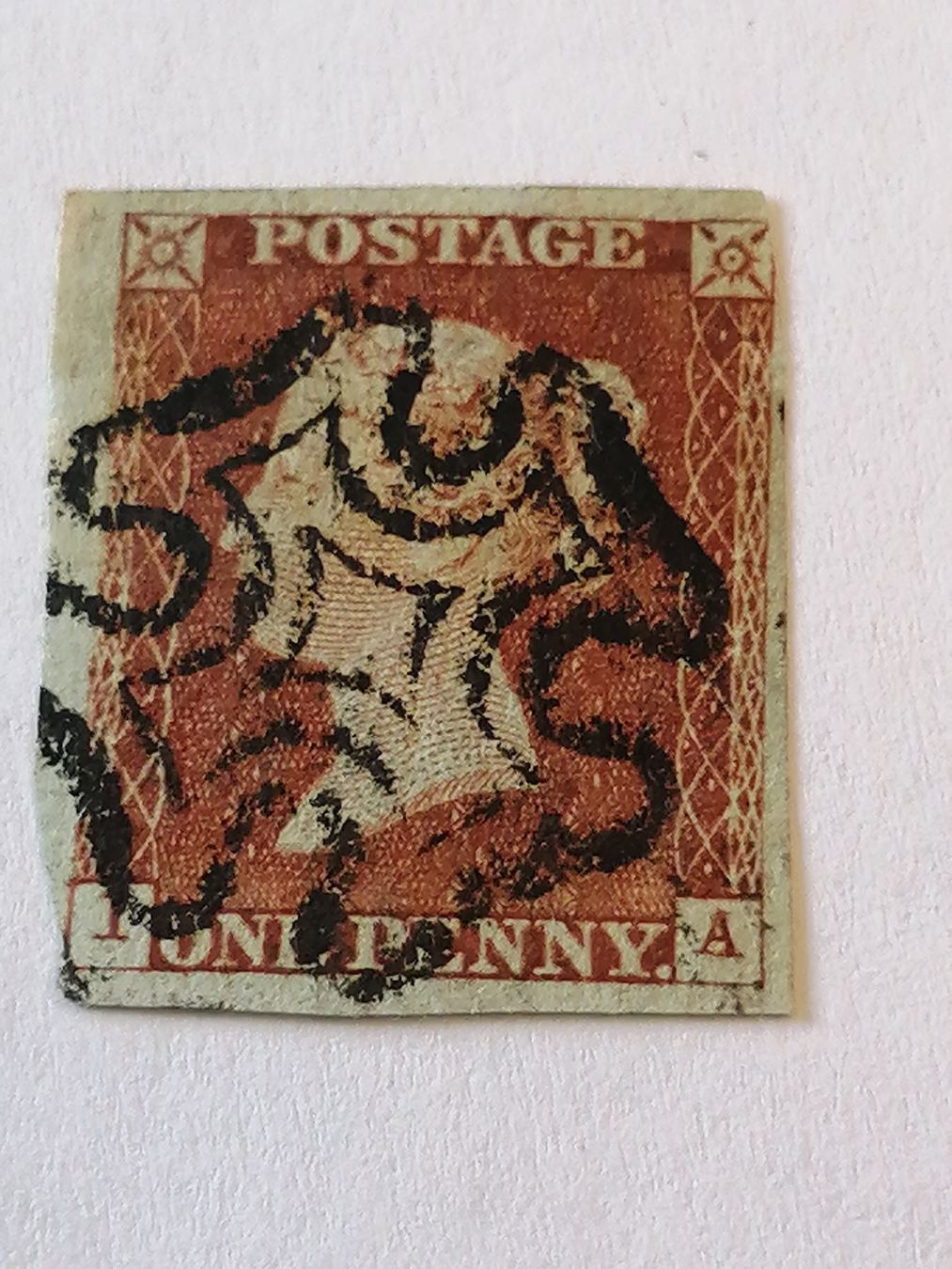 Tous les timbres: One Penny Red 1841, Platte 34 – D'occasion à Happerswil par tschergi