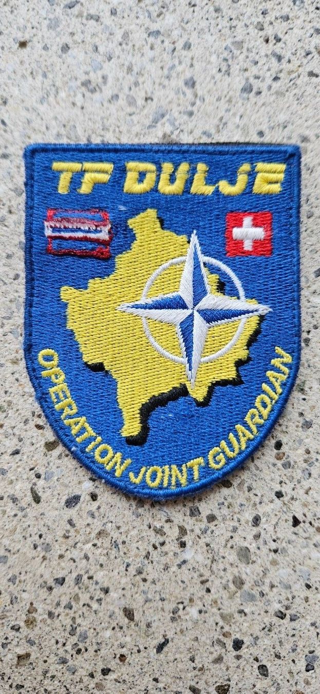 Schweizer Armee Placchette & Badge:  *** Swisscoy Badge mit Klett ***  – Usato da Riedholz venduto da fr_sIruP