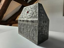 Reliquienschrein  Schatulle Mittelalter Antik Kiste